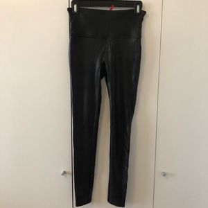 Spanx Faux Leather Leggings Medium